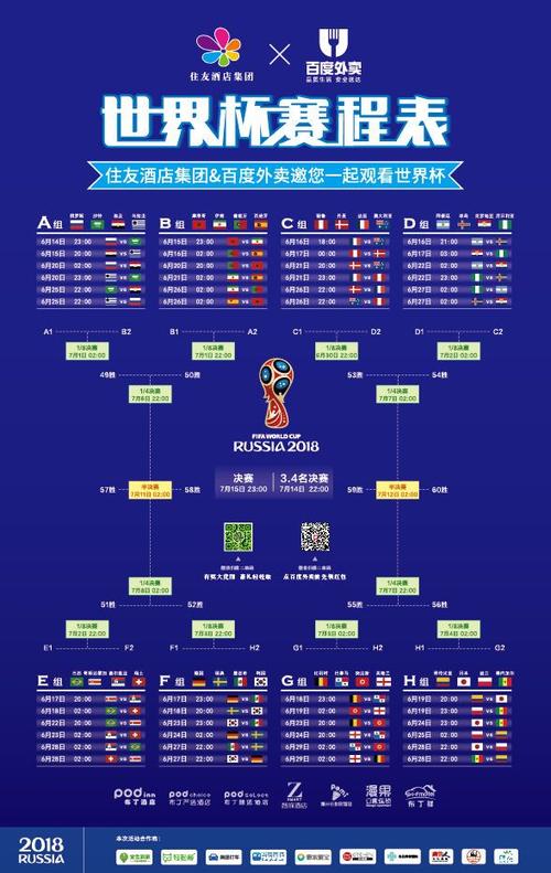 世界杯完整赛程图