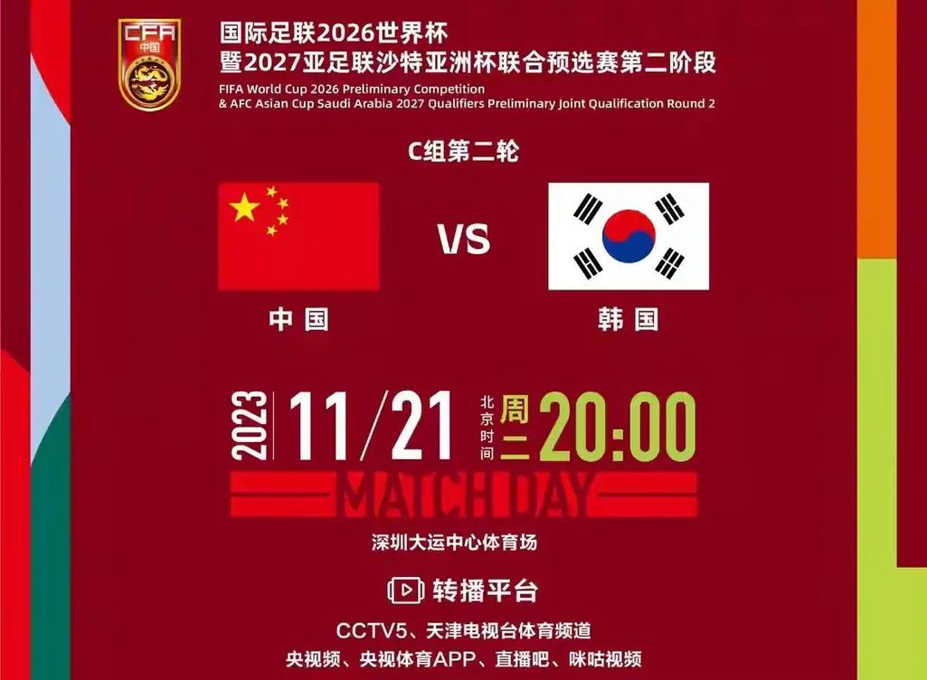 中国vs韩国足球比分