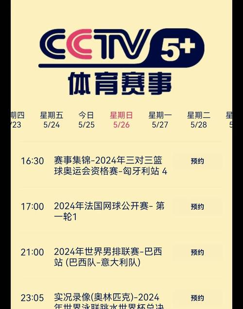 中央体育cctv5+直播